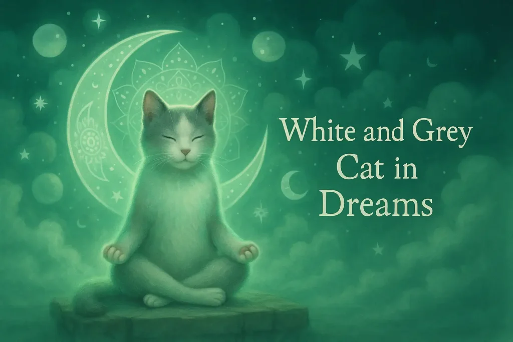 White and Grey Cat in Dreams