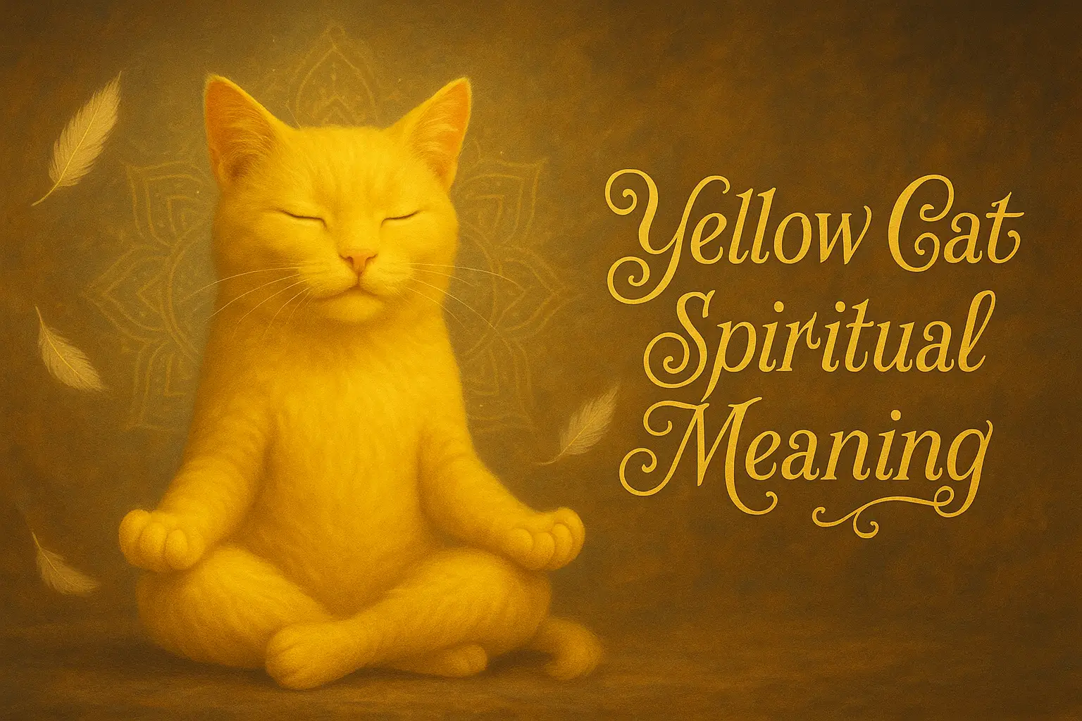 yellow cat spiritual meaning