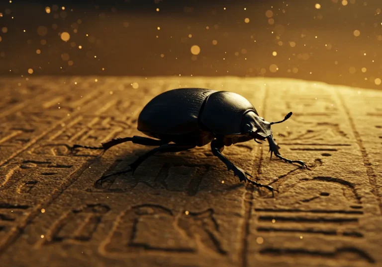 Black Scarab beetle spiritual meaning