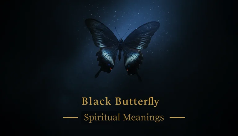 Black butterfly spiritual meanings