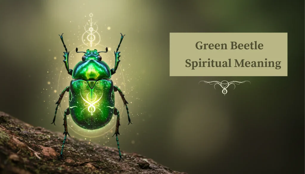 Green beetle spiritual meaning