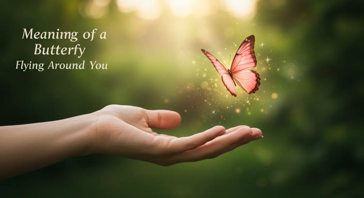 Meaning of a Butterfly Flying Around You