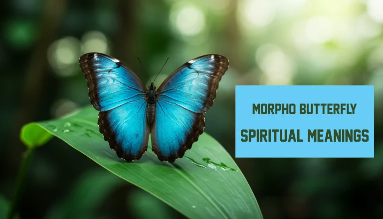 Morpho butterfly spiritual meanings