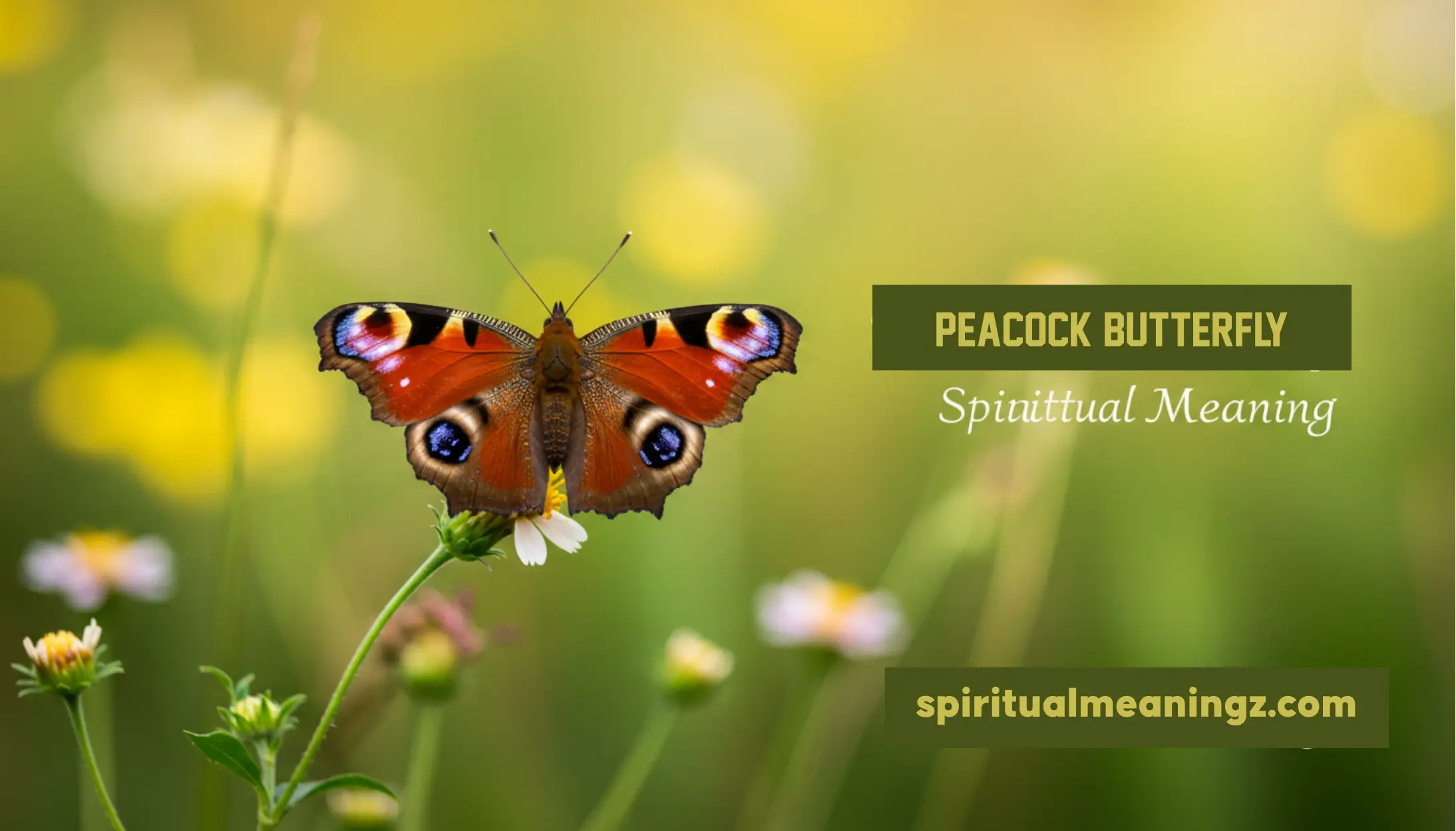 Peacock butterfly spiritual meanings