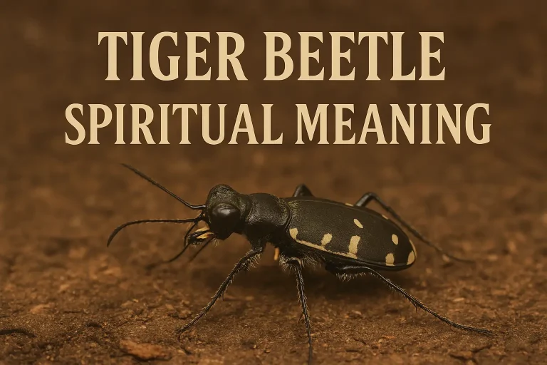 Six-Spotted Tiger Beetle spiritual meaning