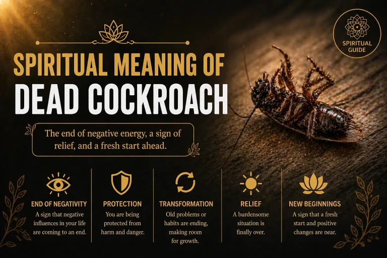 What is the Spiritual Meaning of Dead Cockroach