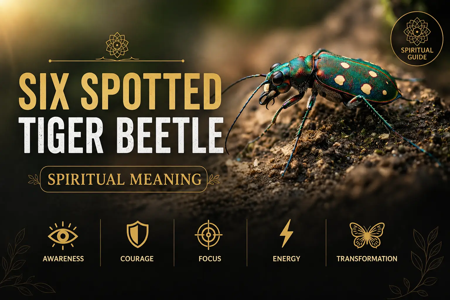 What is the Spiritual Meaning of Six Spotted Tiger Beetle