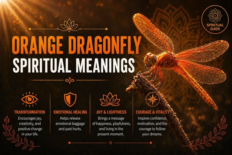 What is the Spiritual Meaning of seeing an orange Dragonfly