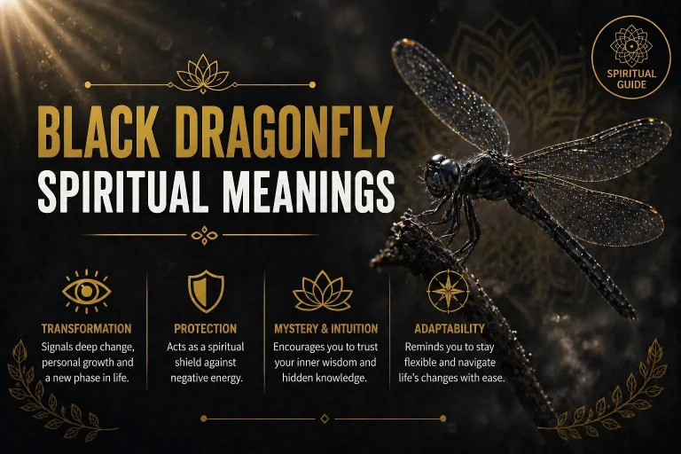 black dragonfly spiritual meanings