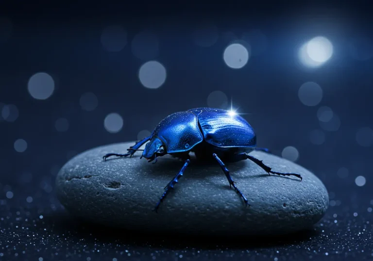 blue scarab beetle spiritual meaning