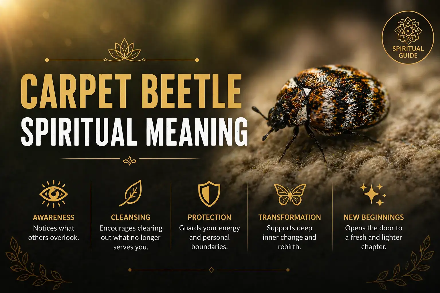 carpet beetle spiritual meaning