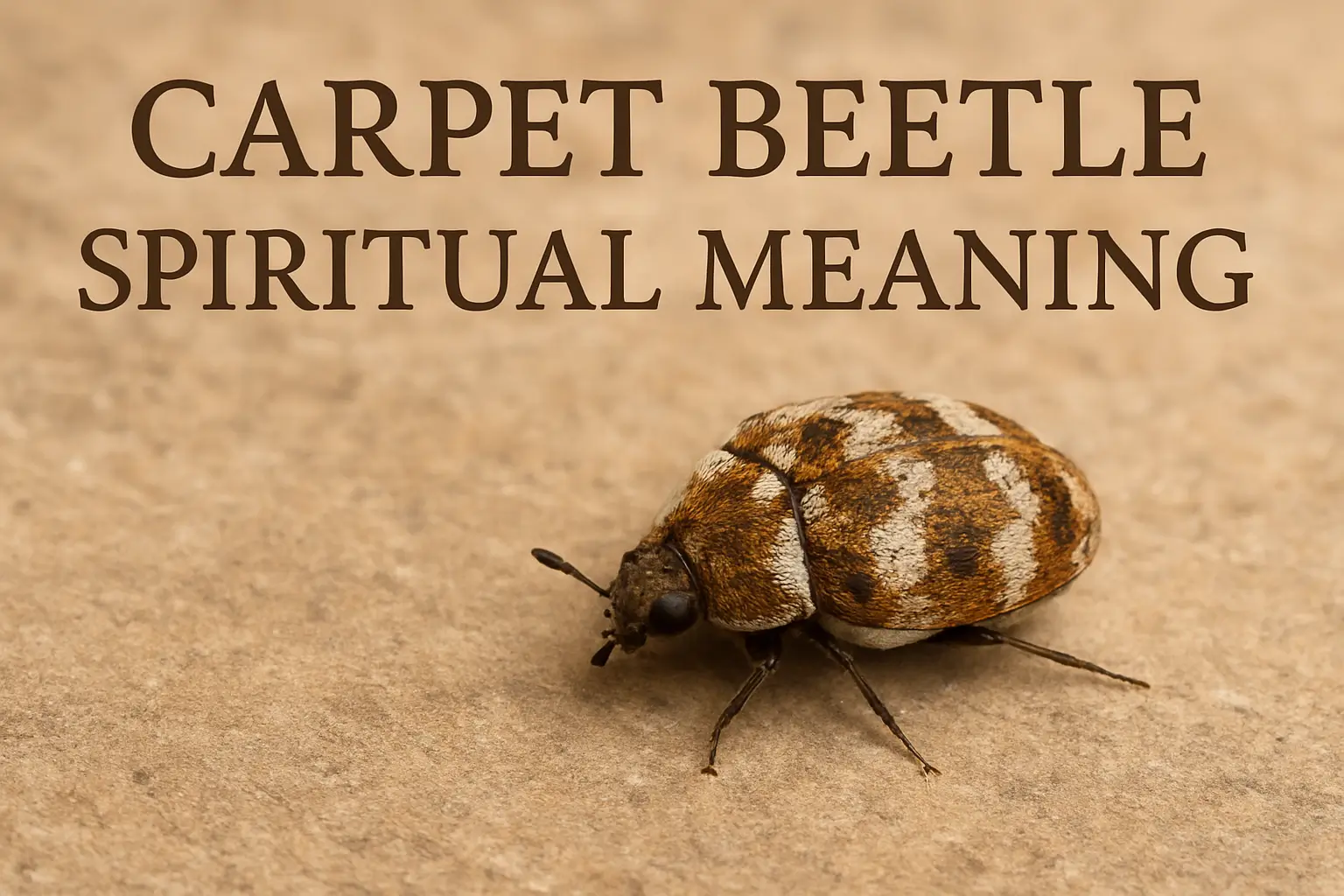 carpet beetle spiritual meaning