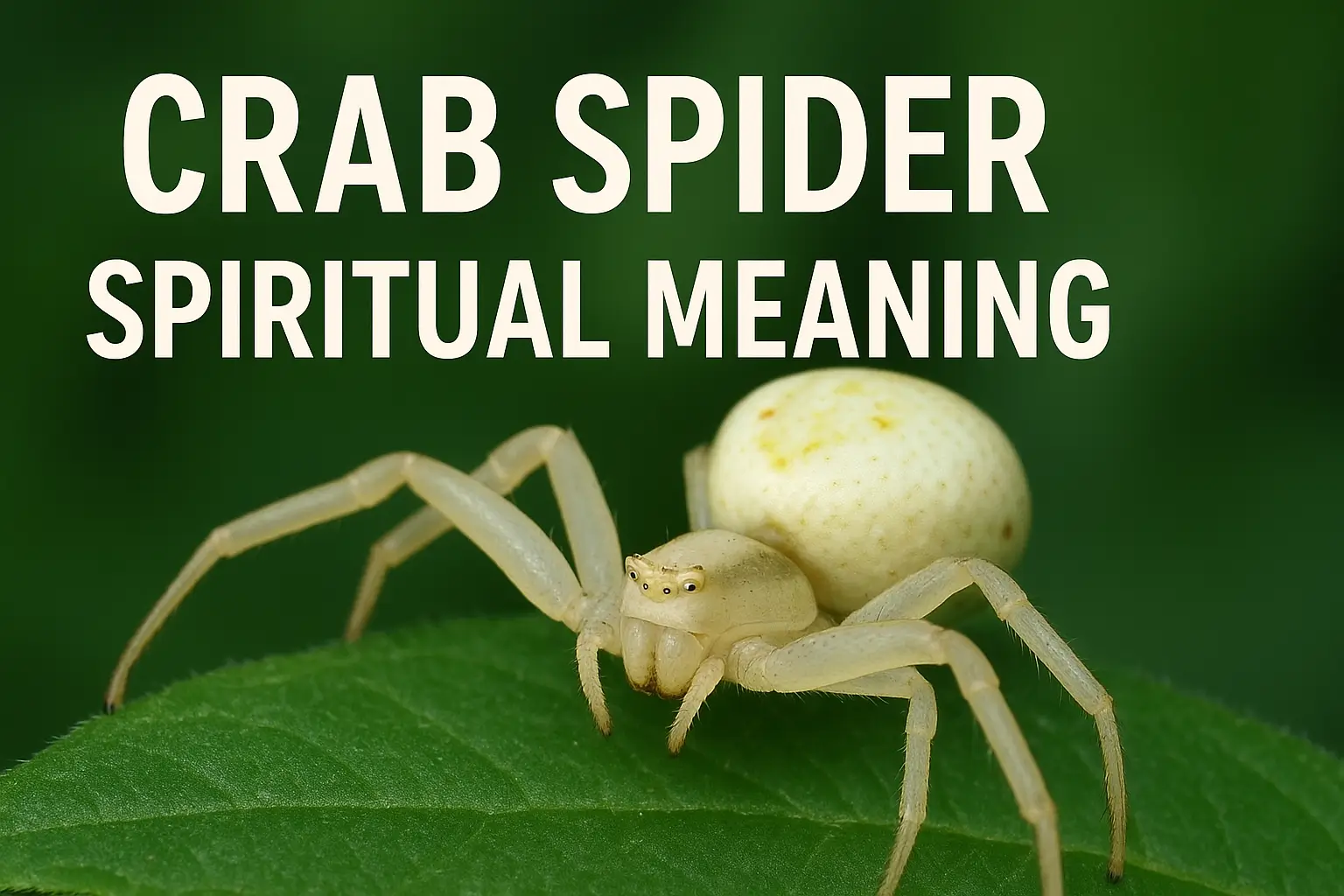 crab spider spiritual meaning