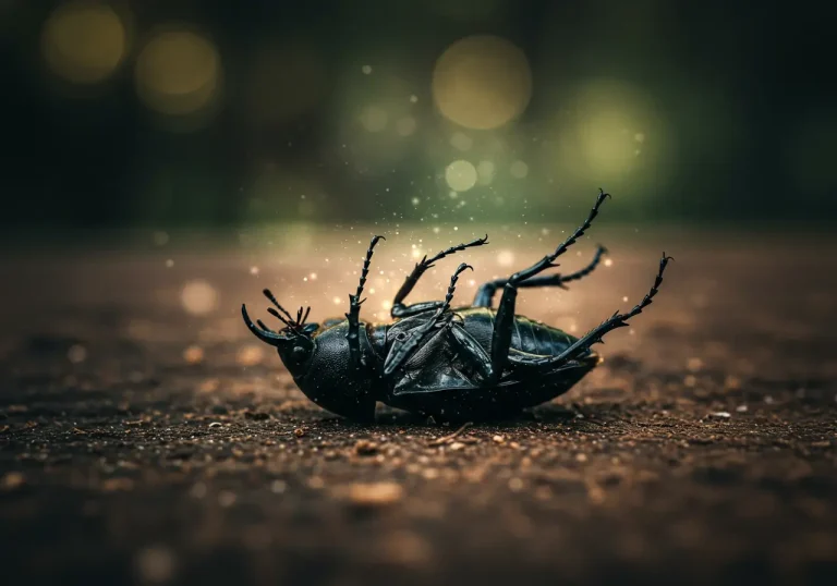 dead black beetle spiritual meaning