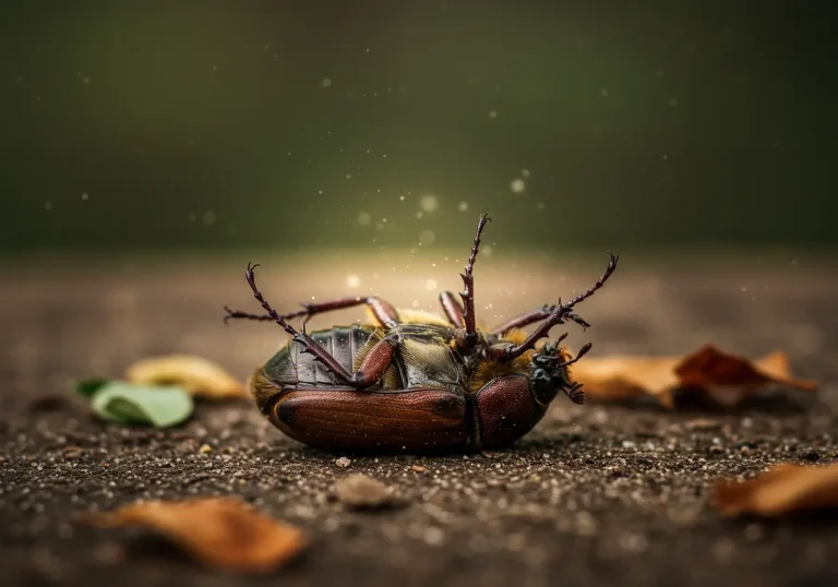 dead brown beetle spiritual meaning