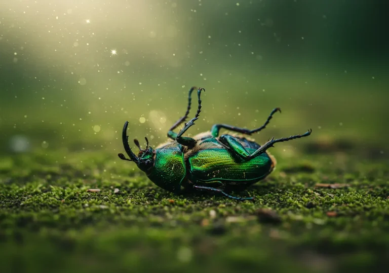 dead green beetle spiritual meaning