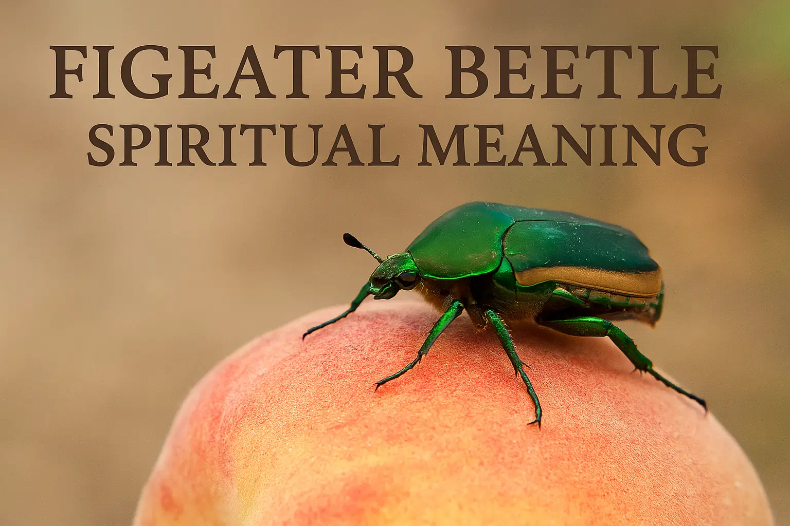figeater beetle spiritual meaning
