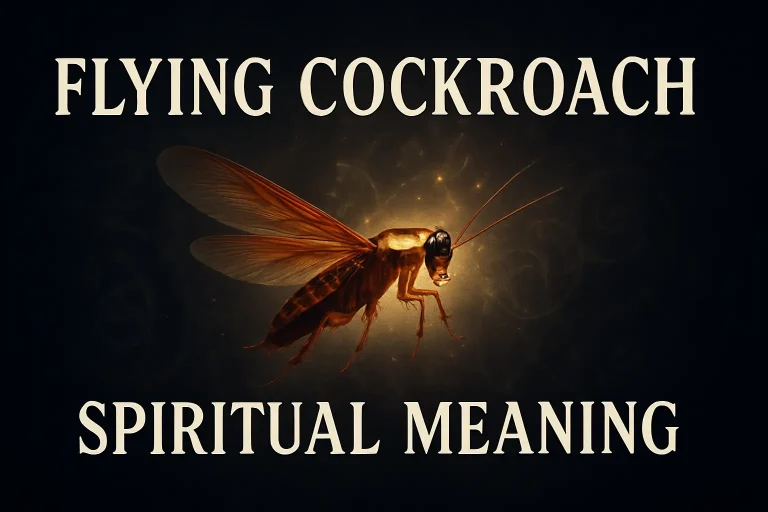 flying cockroach spiritual meaning
