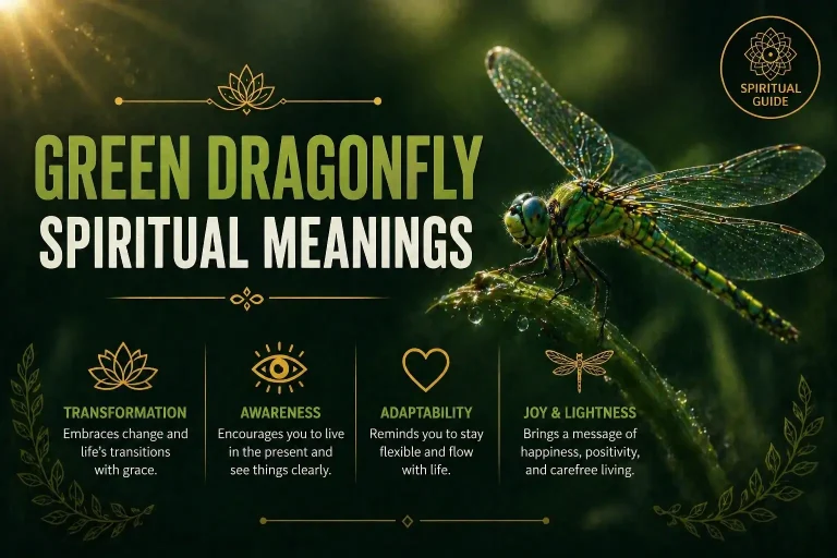 green dragonfly spiritual meanings