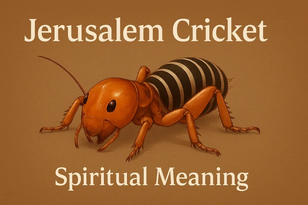 jerusalem cricket spiritual meaning