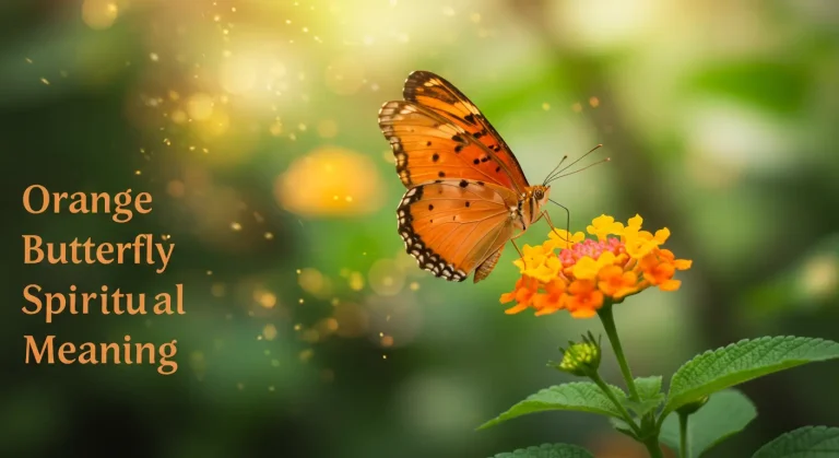 orange butterfly spiritual meaning