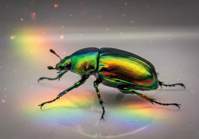 rainblow scarab beetle spiritual meaning