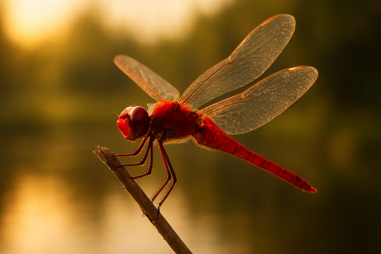 red dragonfly spiritual meaning