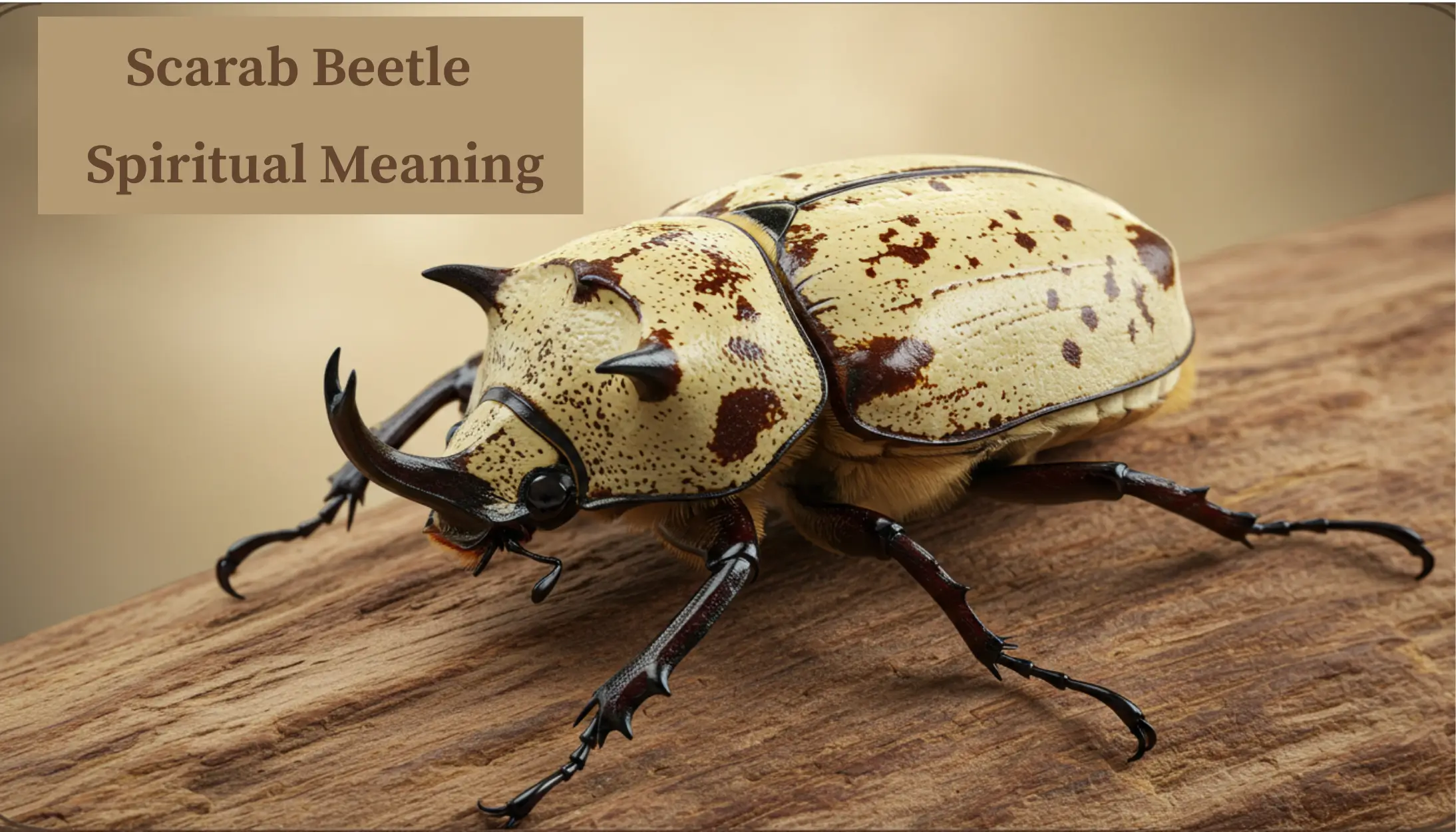 scarab beetle spiritual meaning