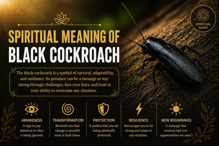 What is the Spiritual Meaning of Black Cockroach?