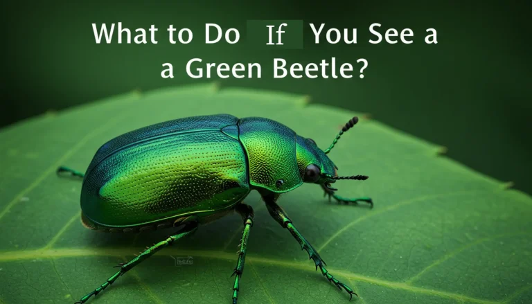 what to do if you see a green beetle what to do if you see a green beetle