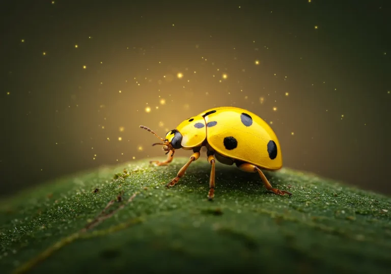yellow asian lady beetle spiritual meaning