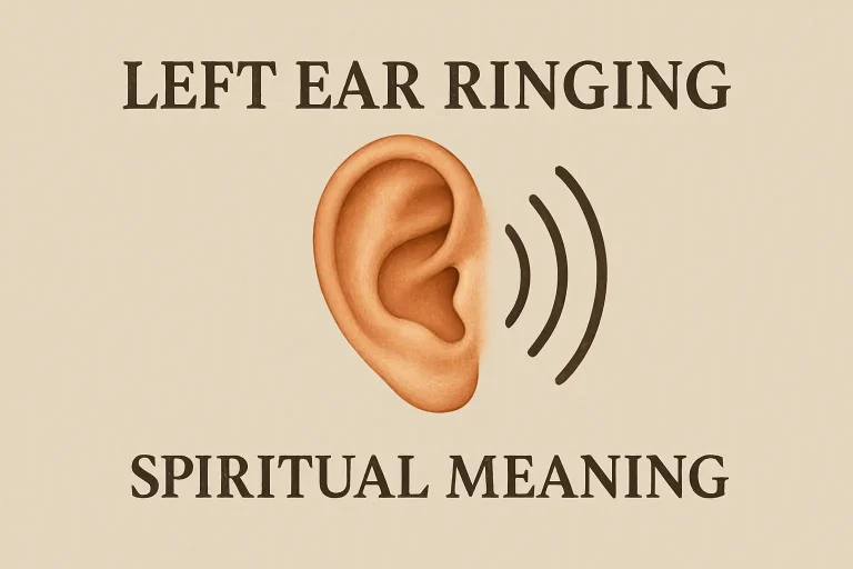 left ear ringing spiritual meaning