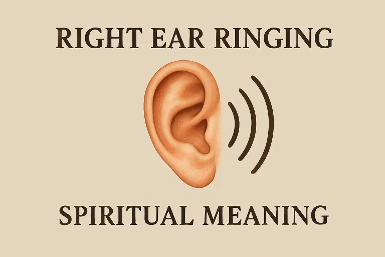 right ear ringing spiritual meaning