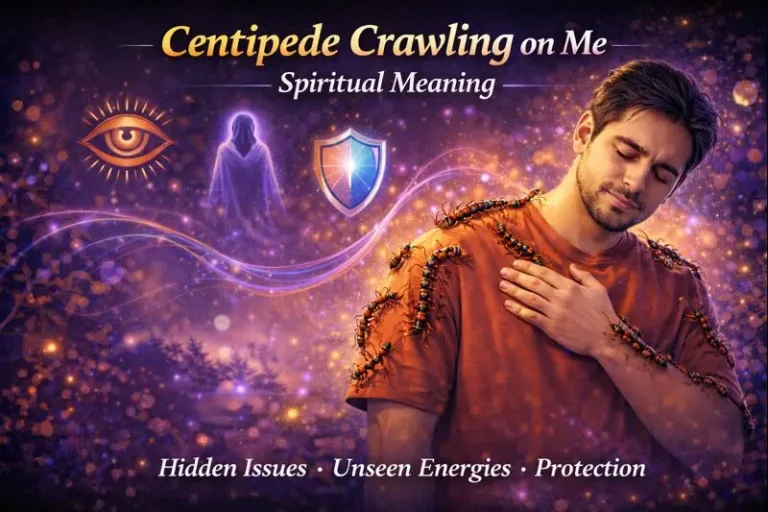 Centipede Crawling on Me spiritual meaning