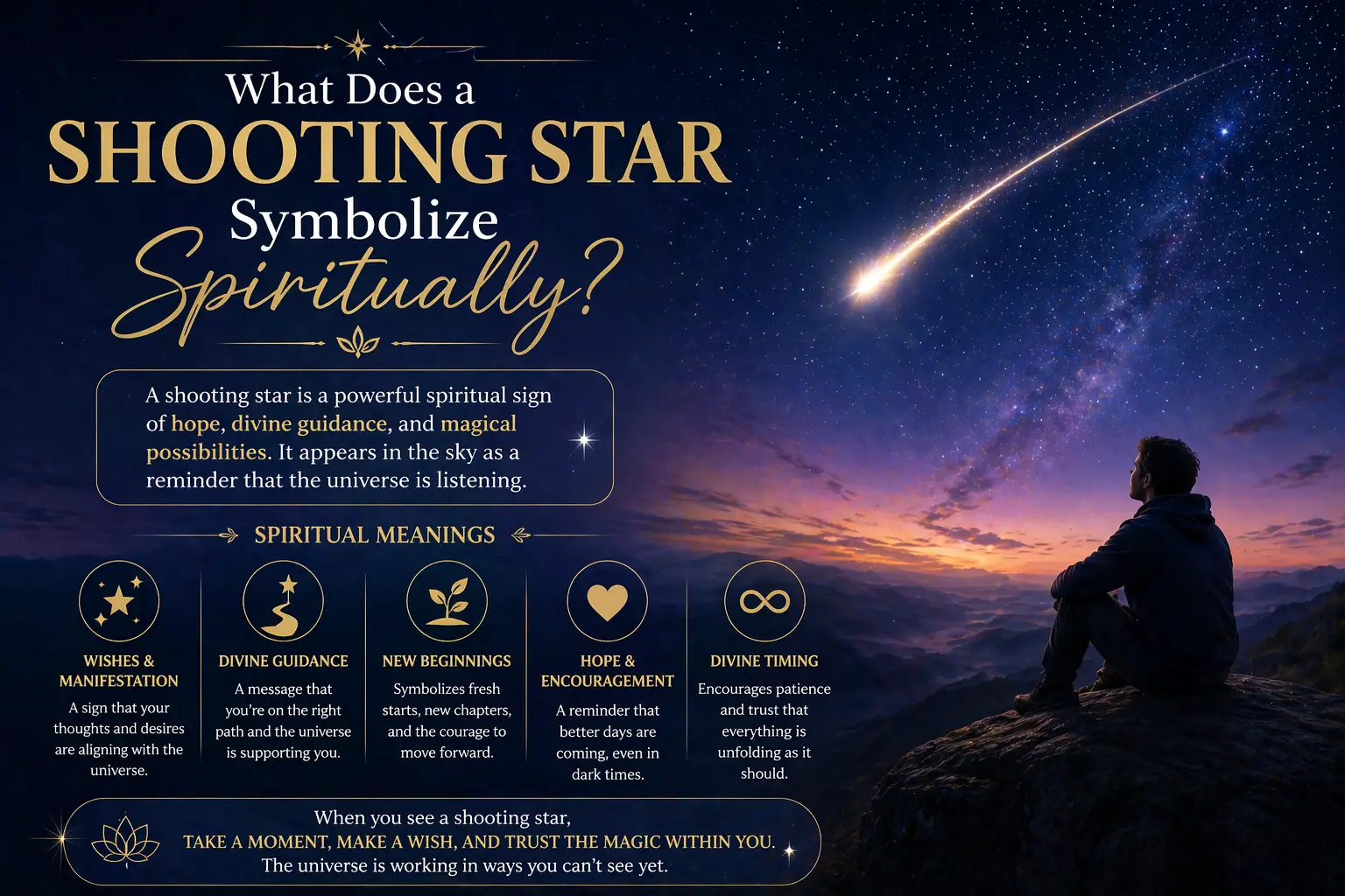 What Does a Shooting Star Symbolize Spiritually