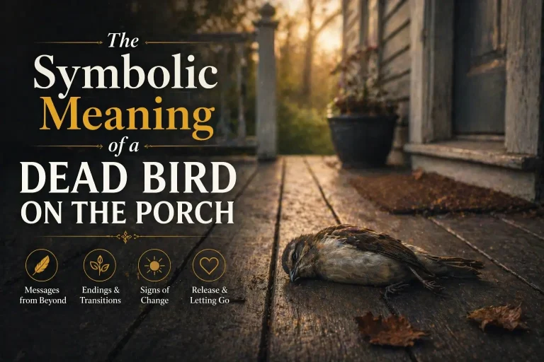 symbolic meaning of a dead bird on the porch
